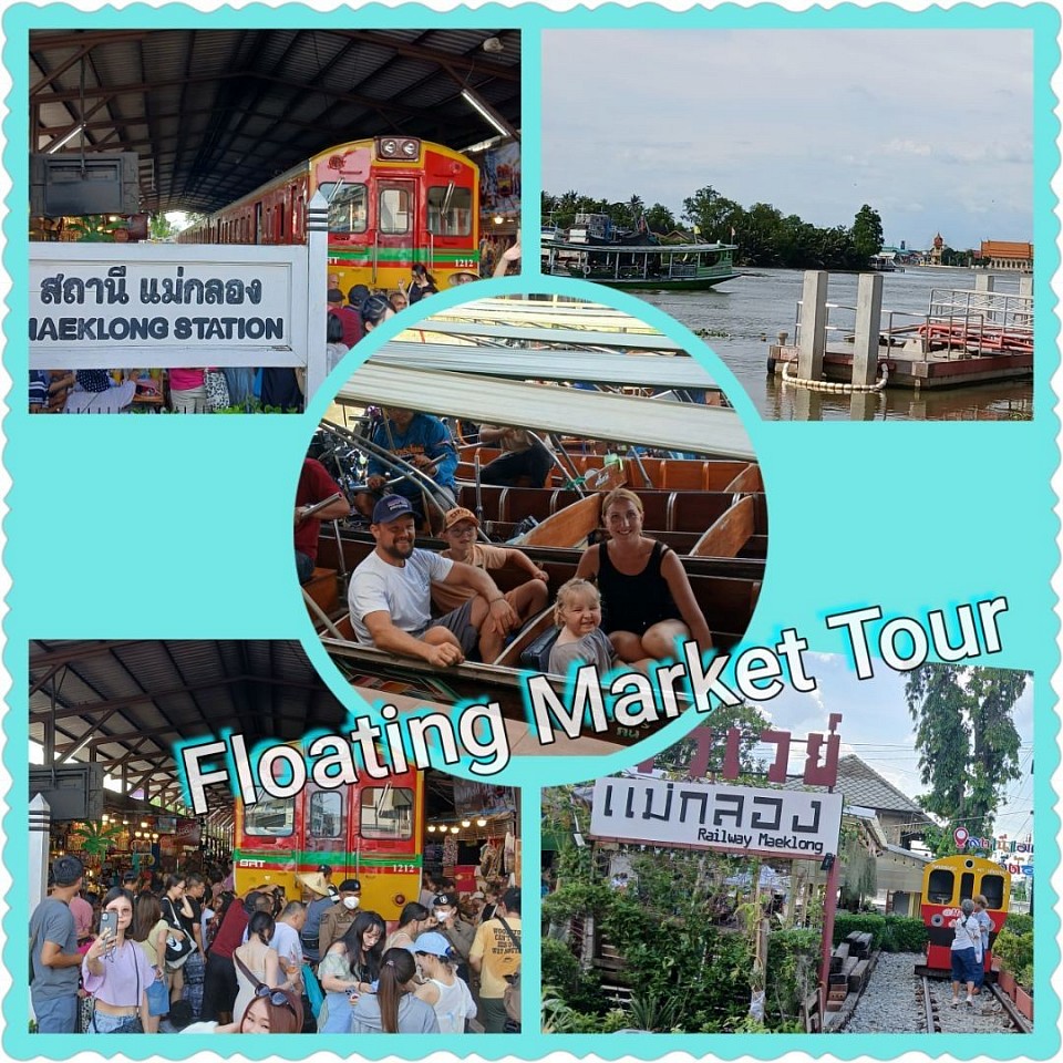 Floating Market one day trip @ Damnoen saduek