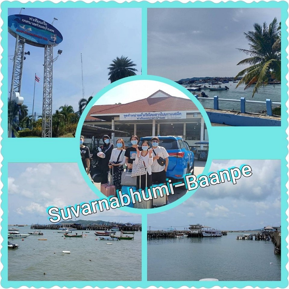 BKK Airport to Samed Baan pe @ Baan pe samed