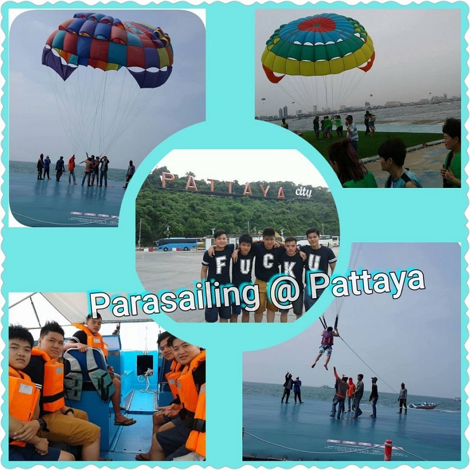 เรือลากร่ม parasailing @ pattaya