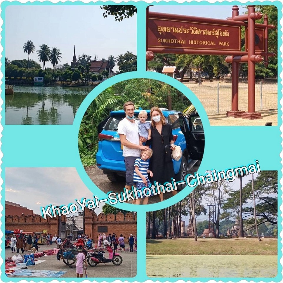 KhaoYai-Sukhothai-Chaingmai